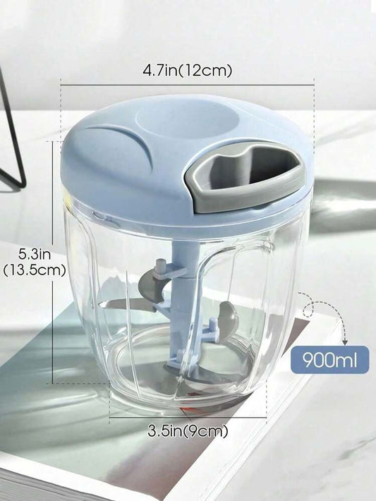 1 Pc Stylish Manual Food Chopper - Enhances Kitchen Functionality