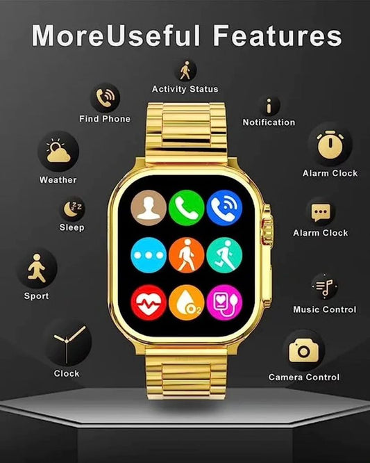 Smart Watch - Series 10 24K Golden Editor Eid Mubarak
